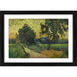 Generic Landscape at Twilight 1890 Painting With Wood Photo Frame (Multicolor)