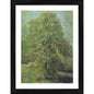 Generic Horse Chestnut Tree in Blossom 1887 Painting With Wood Photo Frame (Multicolor)