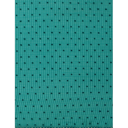 Generic Women's Silk Blend Embellished Saree With Unstitched Blouse 5.5Mtr (Blue)