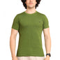 Generic Men's Casual Cotton Printed Round Neck Half Sleeve T-Shirt (Green)