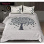 Generic Cotton Printed Queen Size Bedsheet With 2 Pillow Covers (White, 90x100 Inch)