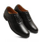 Generic Men's Casual Faux Leather Solid Lace-Up Formal Shoes (Black)