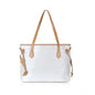 Generic Women's Canvas Medium Shoulder Zipper Handbag (White)
