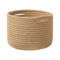 Generic Cotton Storage Rope Woven Baskets 9x7 Inch Pack of 1 (Beige)