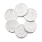 Generic Cotton Rope Drink Coasters 6 Pcs Set (White)