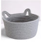 Generic Cotton Plain Cat Basket 9x5 Inch Pack of 1 (Grey)