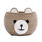 Generic Cotton Bear Shaped Storage Baskets Pack of 1 (Mix)