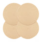Generic Cotton Dining Table Round Placemat Mats Set of 4 (Cream)