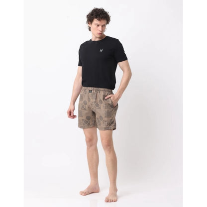 Generic Pack_of_2 Men's Polycotton Printed Boxer Shorts (Multicolor)
