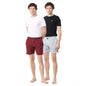 Generic Pack_of_2 Men's Polycotton Solid Boxer Shorts (Multicolor)