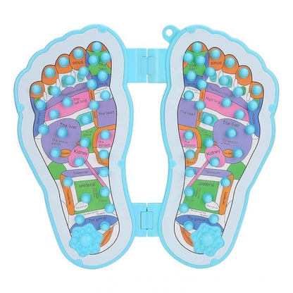 Generic Plastic Point Folding Foot Massager And Acupuncture (Blue)