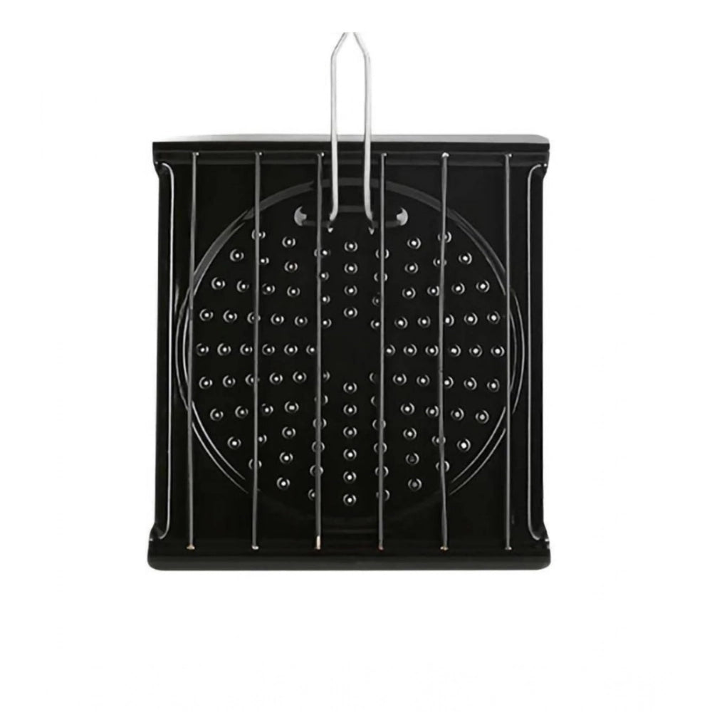 Generic Steel Toaster Grill with Foldable Handle Easy to Stainless Steel (Black)