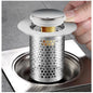 Generic Steel Drain Filter Pop-Up Sink (Silver)