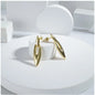 Women's Stainless Steel Gold Earrings (Gold Plated)