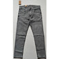 Generic Men's Cotton Blended Solid Tapered Jeans (Grey)