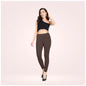 Generic Women's Cotton Blended Solid Ankle legging (Brown)