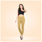 Generic Women's Cotton Blended Solid Ankle legging (Beige)