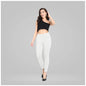 Generic Women's Cotton Blended Solid Ankle legging (White)