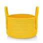 Generic Cotton Basket Inch Pack of 1 Storage Basket For Clothes (Yellow)