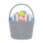 Generic Cotton Ear Toys Bucket Pack of 1 Storage Basket For Clothes (Grey)