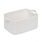 Generic Cotton Basket Pack of 1 Storage Basket For Clothes (White)