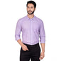 Men's Casual Cotton Full Sleeve Solid Shirt (Purple)
