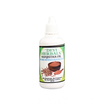 Generic Devi Herbal Manjistha 50 ML Oil - Natural, Anti-Aging And Breathable Hair Oil
