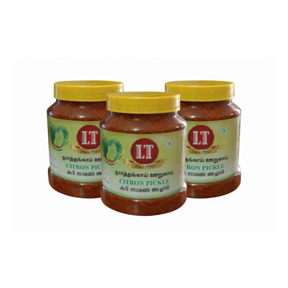Generic Pack of_3 300GM LT Citron Pickle Traditional Digestive Side Dish (Red)