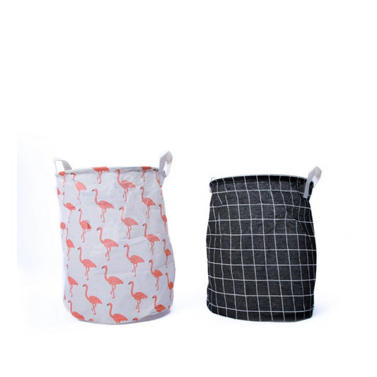 Generic Polypropylene Laundry Basket And Toys Basket (Multicolor)