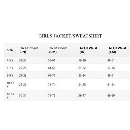 Generic Girl's Fleece Embellished Long Sleeves Sweatshirt (Pink)