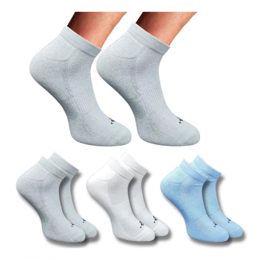 Generic 3_Pair Set Unisex Casual Cotton Printed Low Cut Socks (Multicolor)