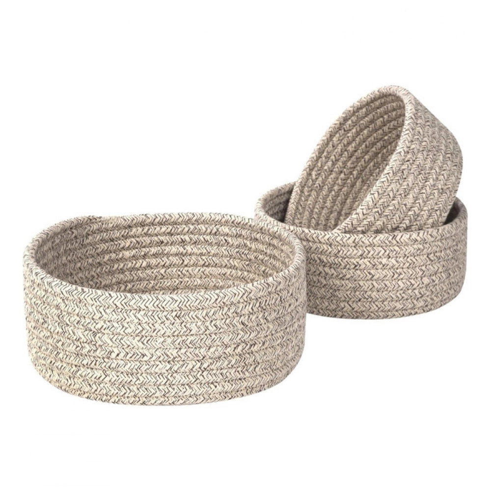 Generic Cotton 8x3 Inch Kidi Round 3 Set Bedside Organizer (Kidi)