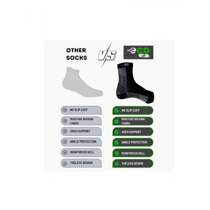 Generic 3_Pair Set Unisex Casual Cotton Printed Ankle Length Support Socks (Multicolor)