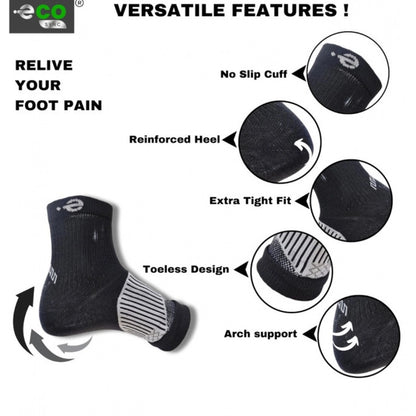 Generic 3_Pair Set Unisex Casual Cotton Printed Ankle Length Support Socks (Multicolor)