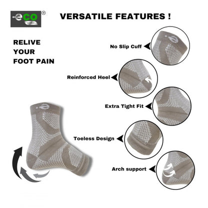 Generic 3_Pair Set Unisex Casual Cotton Printed Ankle Length Support Socks (Multicolor)