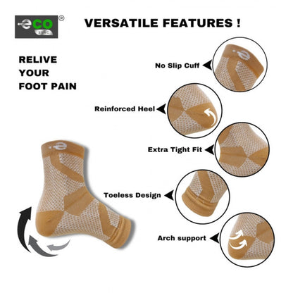 Generic 3_Pair Set Unisex Casual Cotton Printed Ankle Length Support Socks (Multicolor)