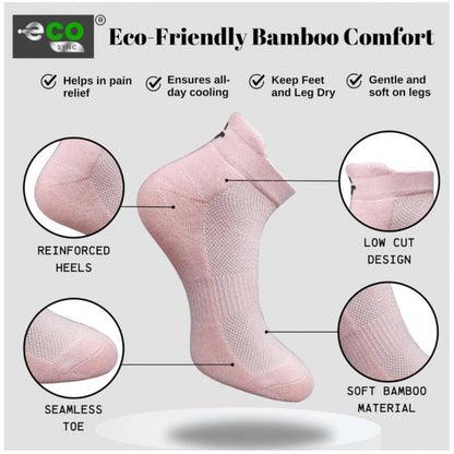 Generic 4_Pair Set Unisex Casual Cotton Printed Ankle Length Socks (Multicolor)