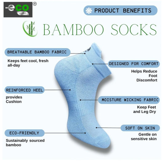 Generic 4_Pair Set Unisex Casual Cotton Printed Ankle Length Socks (Multicolor)