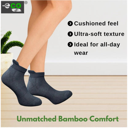 Generic 4_Pair Set Unisex Casual Cotton Printed Ankle Length Socks (Multicolor)