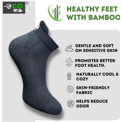 Generic 4_Pair Set Unisex Casual Cotton Printed Ankle Length Socks (Multicolor)