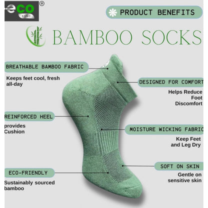 Generic 4_Pair Set Unisex Casual Cotton Printed Ankle Length Socks (Multicolor)