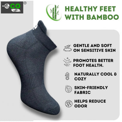 Generic 4_Pair Set Unisex Casual Cotton Printed Ankle Length Socks (Multicolor)