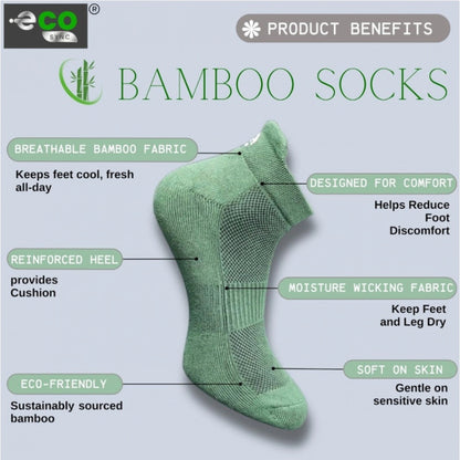 Generic 4_Pair Set Unisex Casual Cotton Printed Ankle Length Socks (Multicolor)