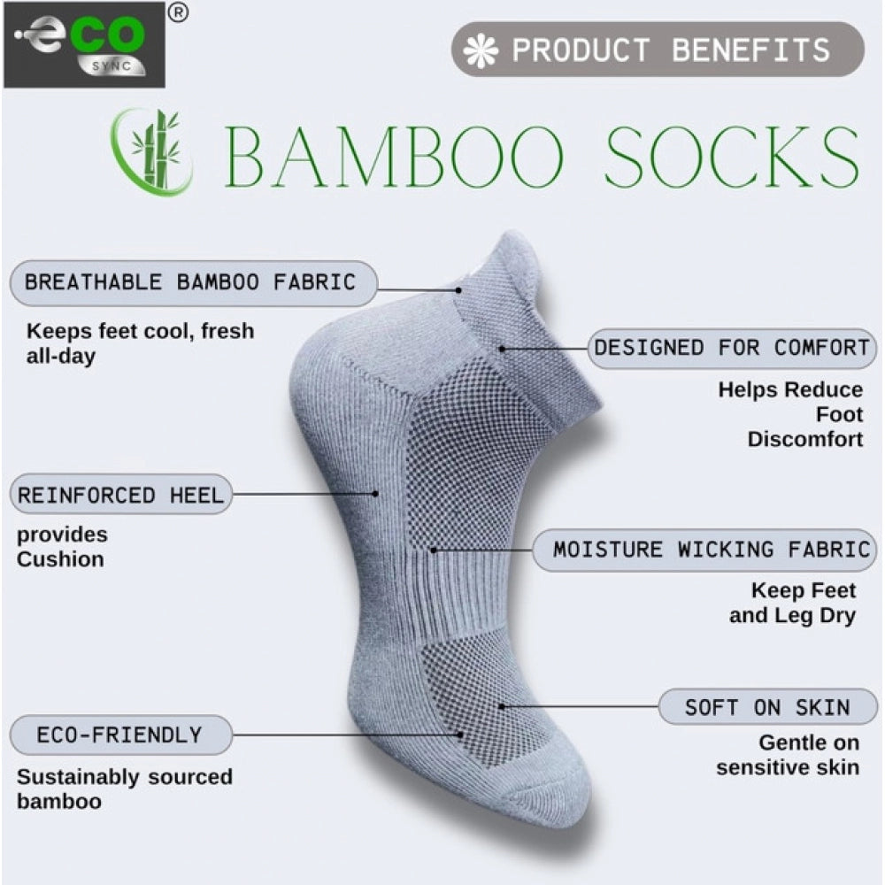 Generic 4_Pair Set Unisex Casual Cotton Printed Ankle Length Socks (Multicolor)