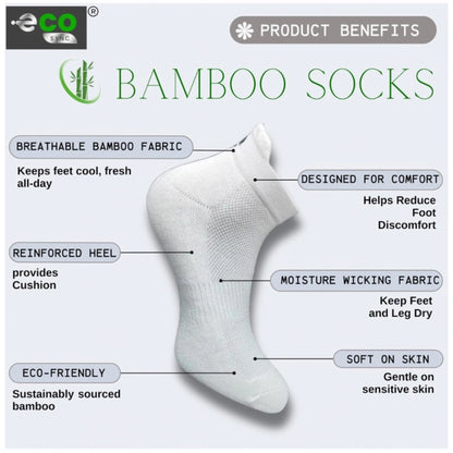 Generic 4_Pair Set Unisex Casual Cotton Printed Ankle Length Socks (Multicolor)