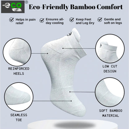 Generic 4_Pair Set Unisex Casual Cotton Printed Ankle Length Socks (Multicolor)