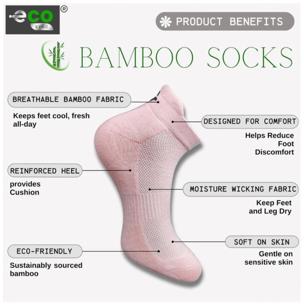 Generic 4_Pair Set Unisex Casual Cotton Printed Ankle Length Socks (Multicolor)