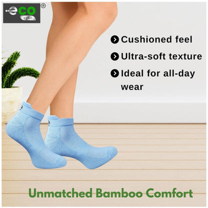 Generic 4_Pair Set Unisex Casual Cotton Printed Ankle Length Socks (Multicolor)