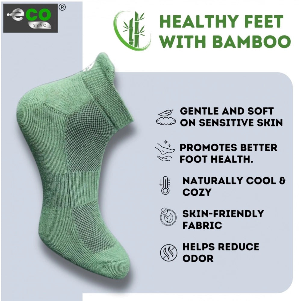 Generic 4_Pair Set Unisex Casual Cotton Printed Ankle Length Socks (Multicolor)