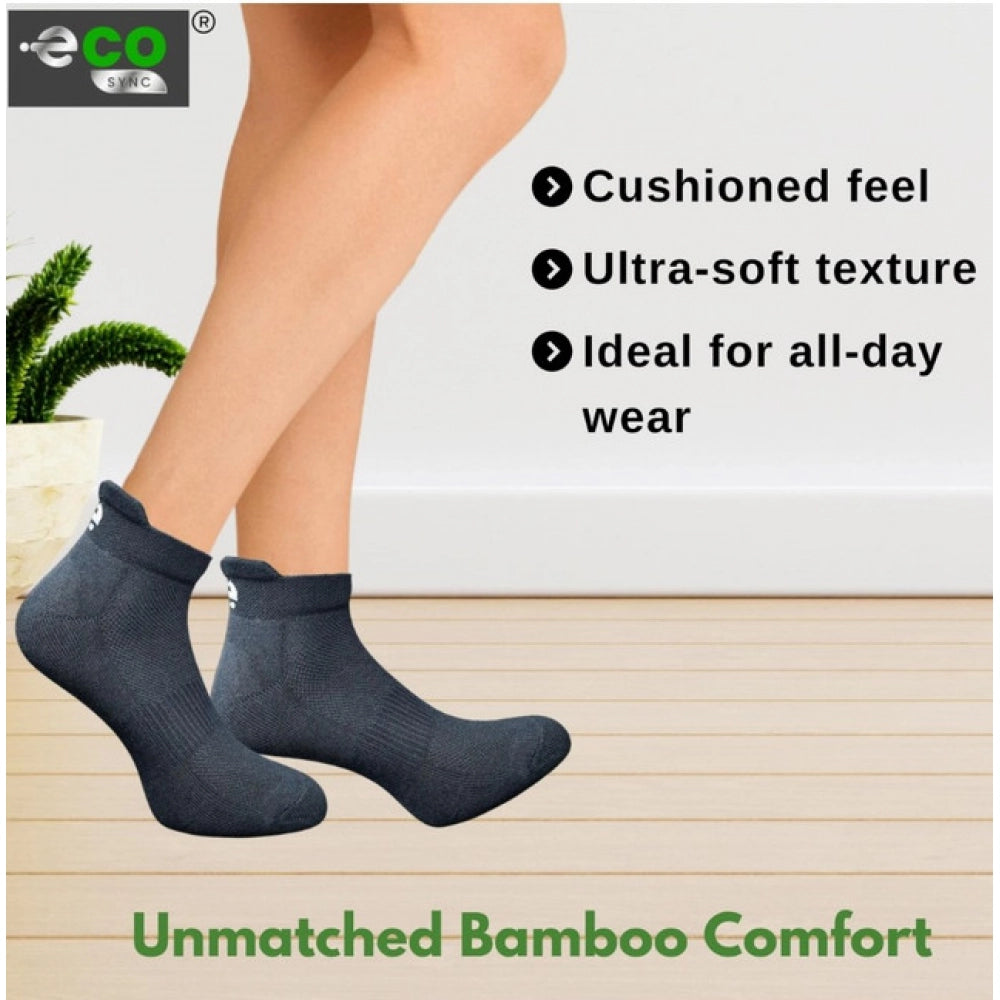 Generic 4_Pair Set Unisex Casual Cotton Printed Ankle Length Socks (Multicolor)